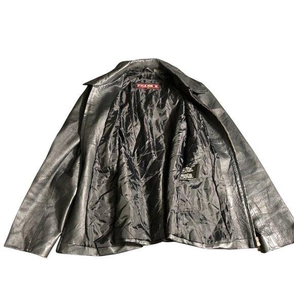 Chaser Black Leather Blazer - Picture 3 of 16